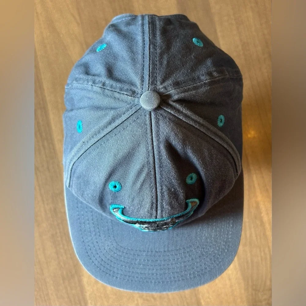 NBA Chicago Bulls Adult Gray and Teal Blue Embroidered SnapBack Baseball Cap - Picture 6 of 13